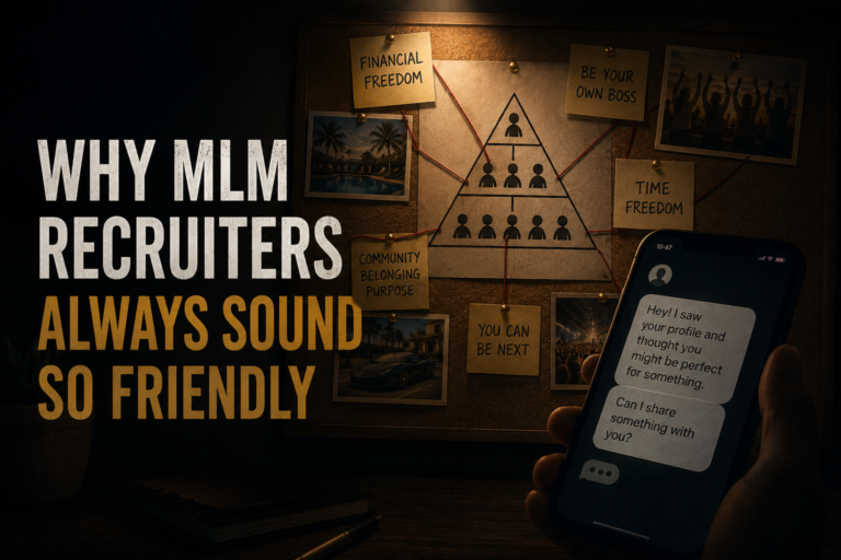 Why MLM Recruiters Always Sound So Friendly